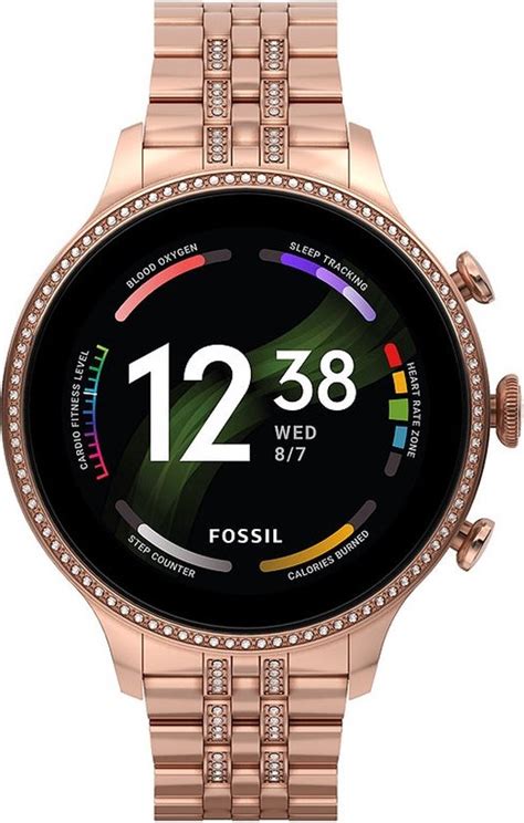 fossil smartwatch dames goud|fossil women's gen 6.